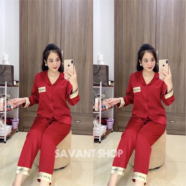 PIJAMA TAY DÀI QUẦN DÀI MẶC NHÀ SANG CHẢNH MẪU MỚI