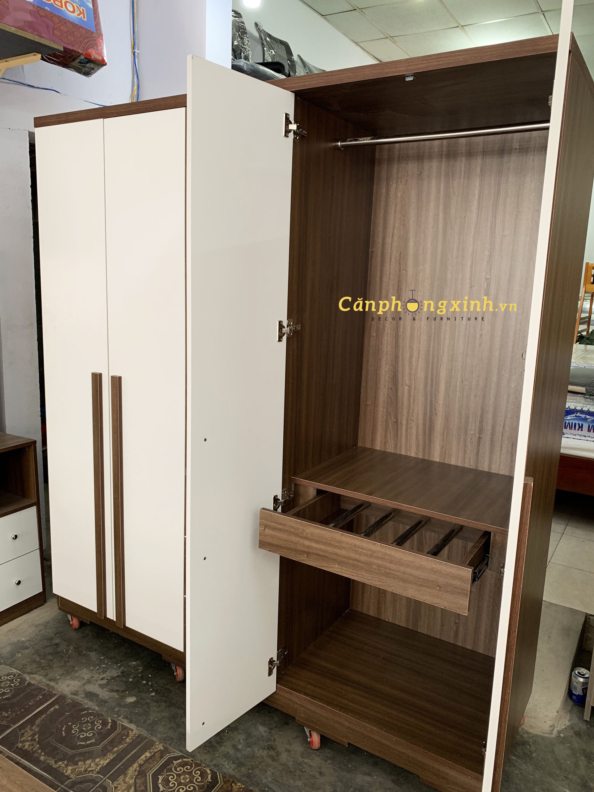 Tủ áo 5 cánh gỗ cn MDF CPX-T01