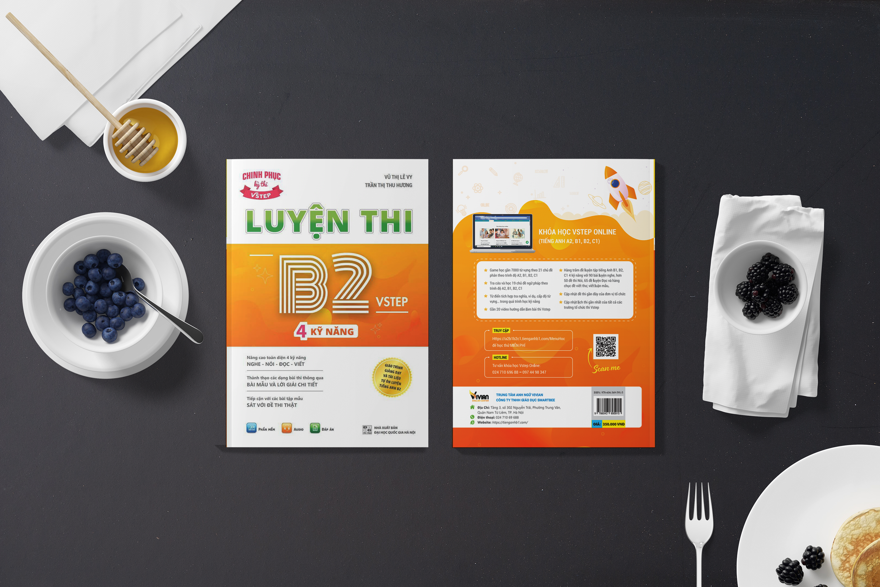 Sách Luyện thi B2 Vstep 4 kỹ năng - Ôn thi chứng chỉ tiếng Anh bậc 4 khung năng lực Ngoại ngữ 6 bậc Việt Nam