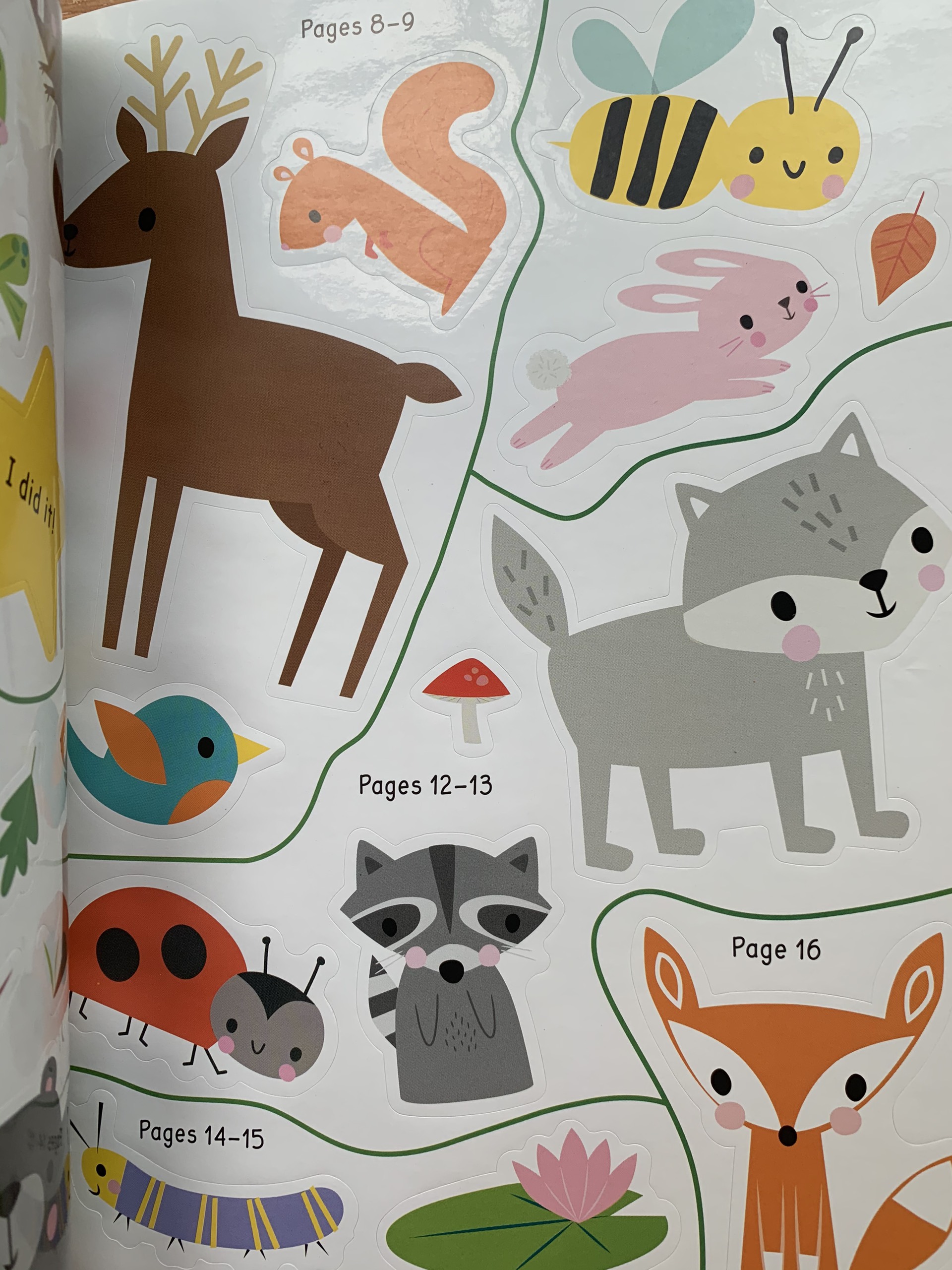 Sách tương tác sticker – Động vật trong rừng - Woodland Animals (Sticker activity book)