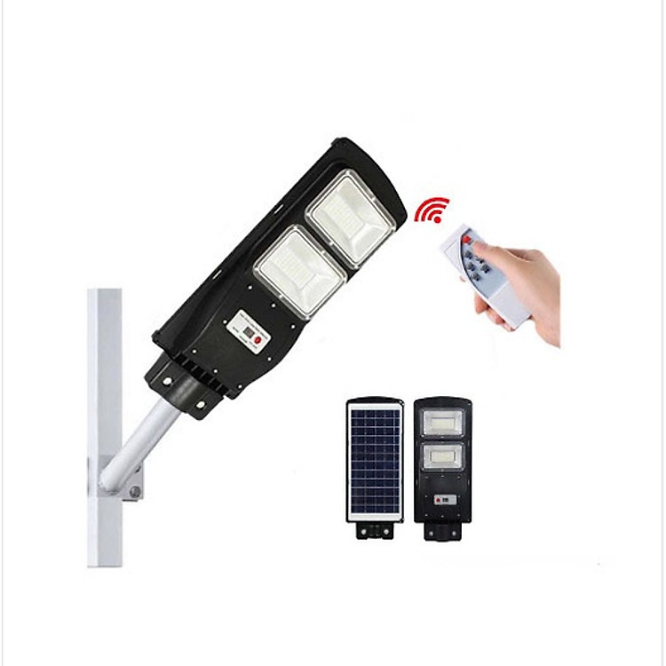 Đèn LED Năng Lượng Mặt Trời Chiếu Sáng Đường Phố Street Light Solar Có Điều Khiển Chống Nước Thay Thế Bóng Đèn Truyền Thống Độ Bền Cao