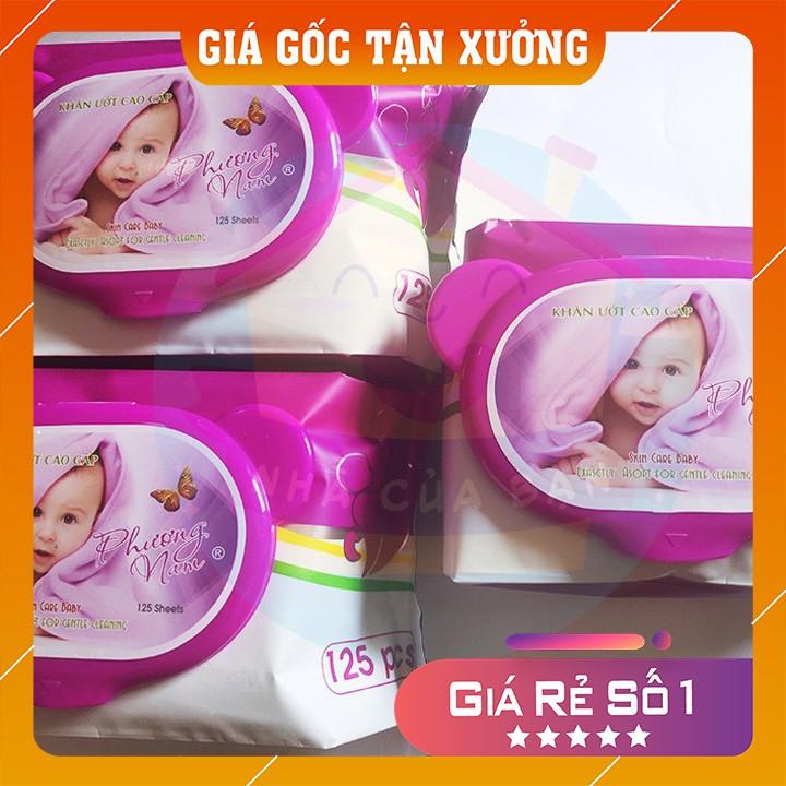 Khăn ướt cao cấp Phương Nam 125g BIBI CARE DÀY, DAI