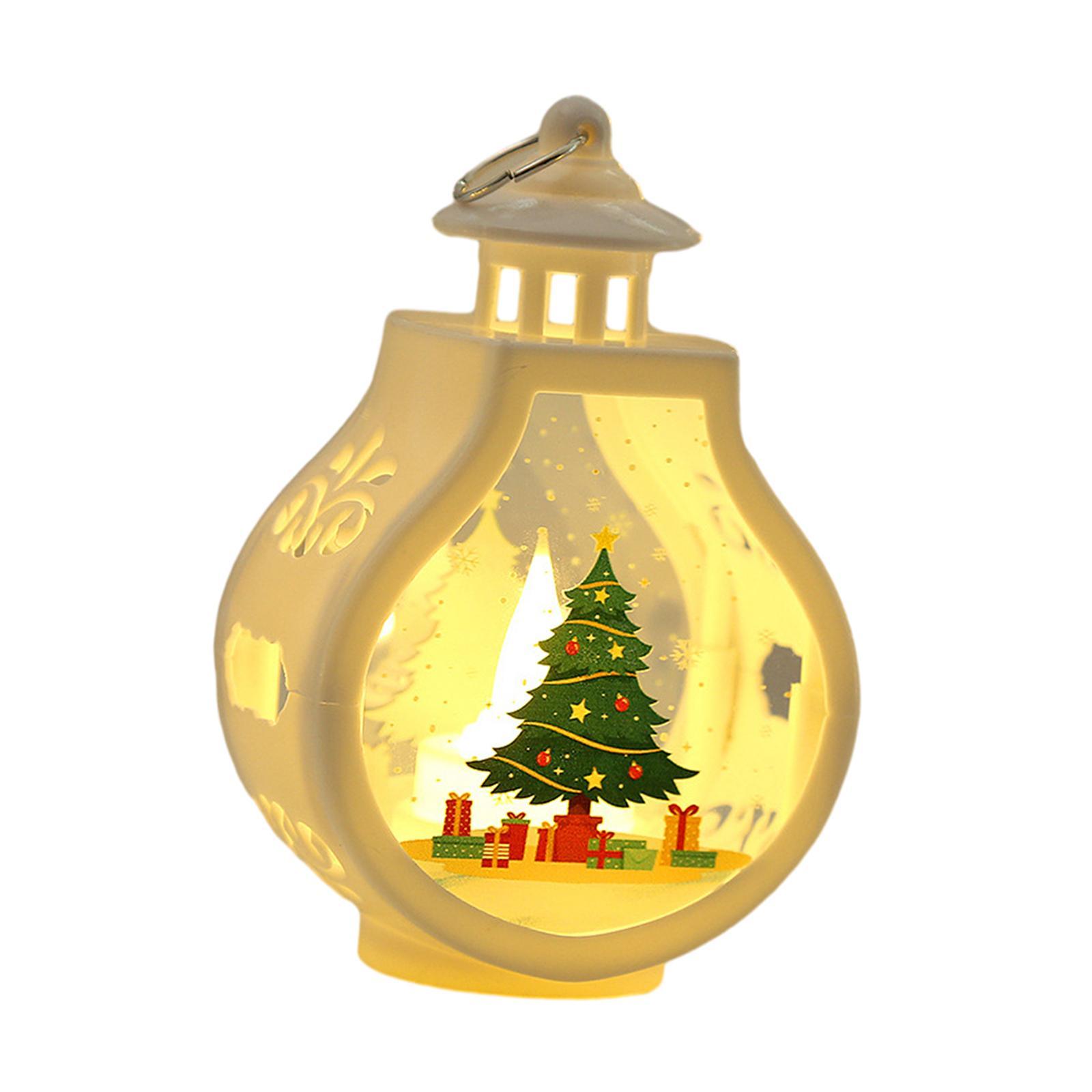 Christmas Candle Lantern Decorative Candle Lantern LED Candle Light for Patio