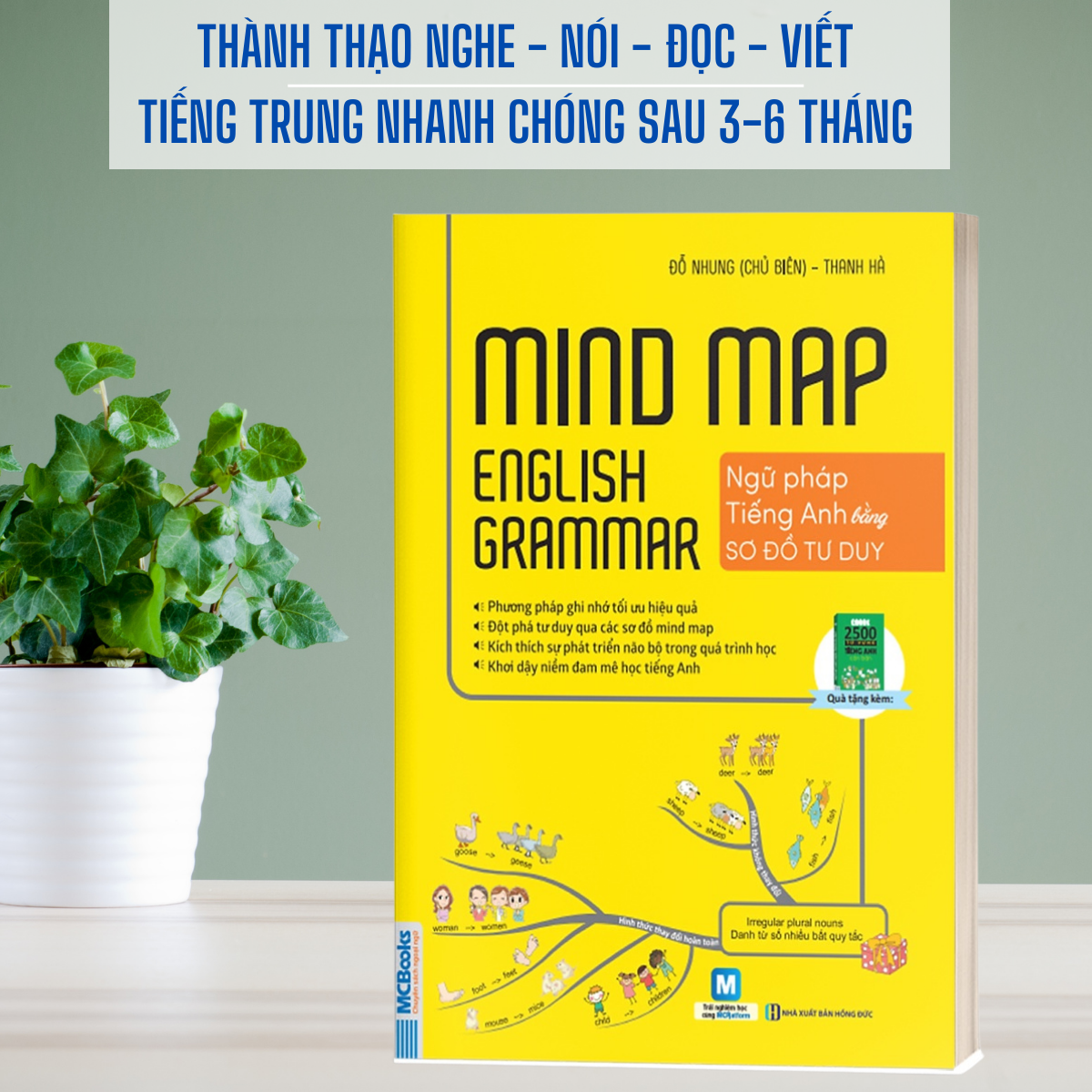 Sách Combo Mindmap English Grammar và Mindmap English Vocabulary - Học Kèm App Online - Sách Học Tiếng Anh