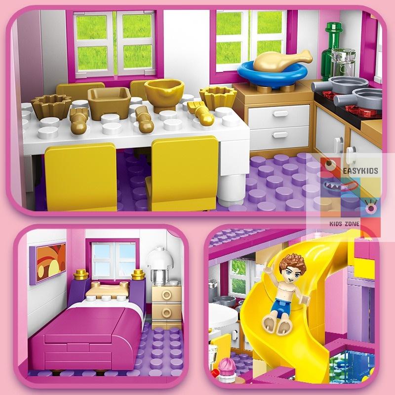 Đồ chơi lắp ráp xếp hình Biệt thự mùa hè hai lớp Summer Villa giúp trẻ phát triển trí tuệ