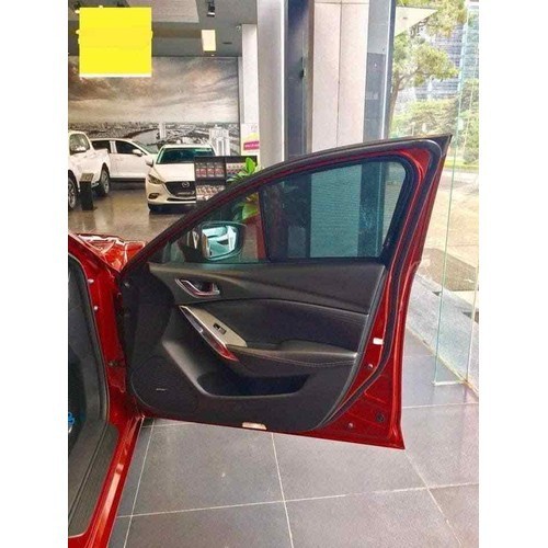 Bộ rèm chắn nắng KIA SOLUTO 2021 vải lưới gắn nam châm hút, Bộ 4 miếng chắn nắng riêng theo phom xe