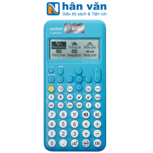 Máy Tính Casio FX 880 BTG - Màu Xanh