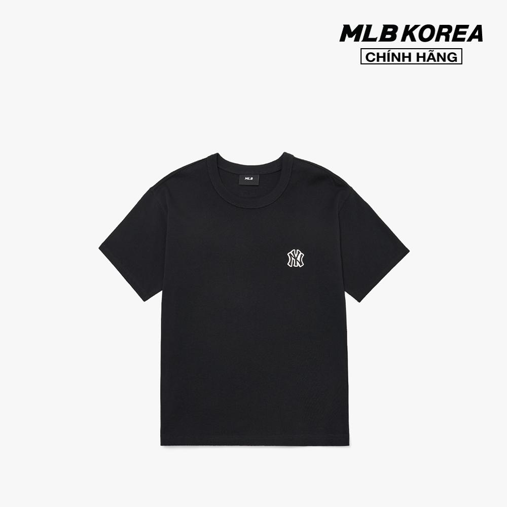 MLB - Áo thun phom suông ngắn tay Checkerboard Back Logo 3ATSM8023