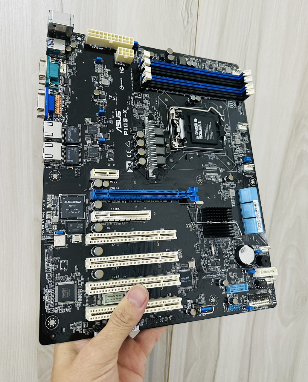 COMBO Bo Mạch Chủ (Mainboard) ASUS Server P10S-X + CPU E3-1220V5 (HÀNG CHÍNH HÃNG)