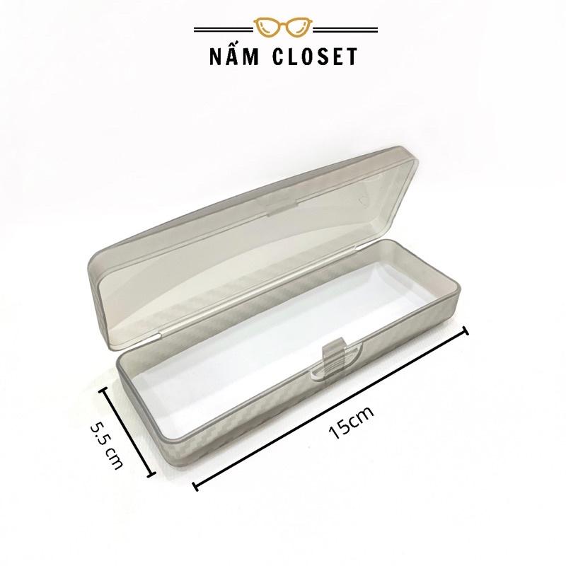 Hộp đựng kính bằng nhựa plastic size 15x5x3