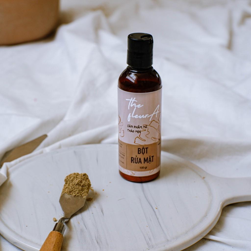 Bột Rửa Mặt Thảo Dược Thảo Mộc Fleura Làm Sạch Da Tẩy Tế Bào Chết Giảm Nhờn Giảm Thâm Và Mụn