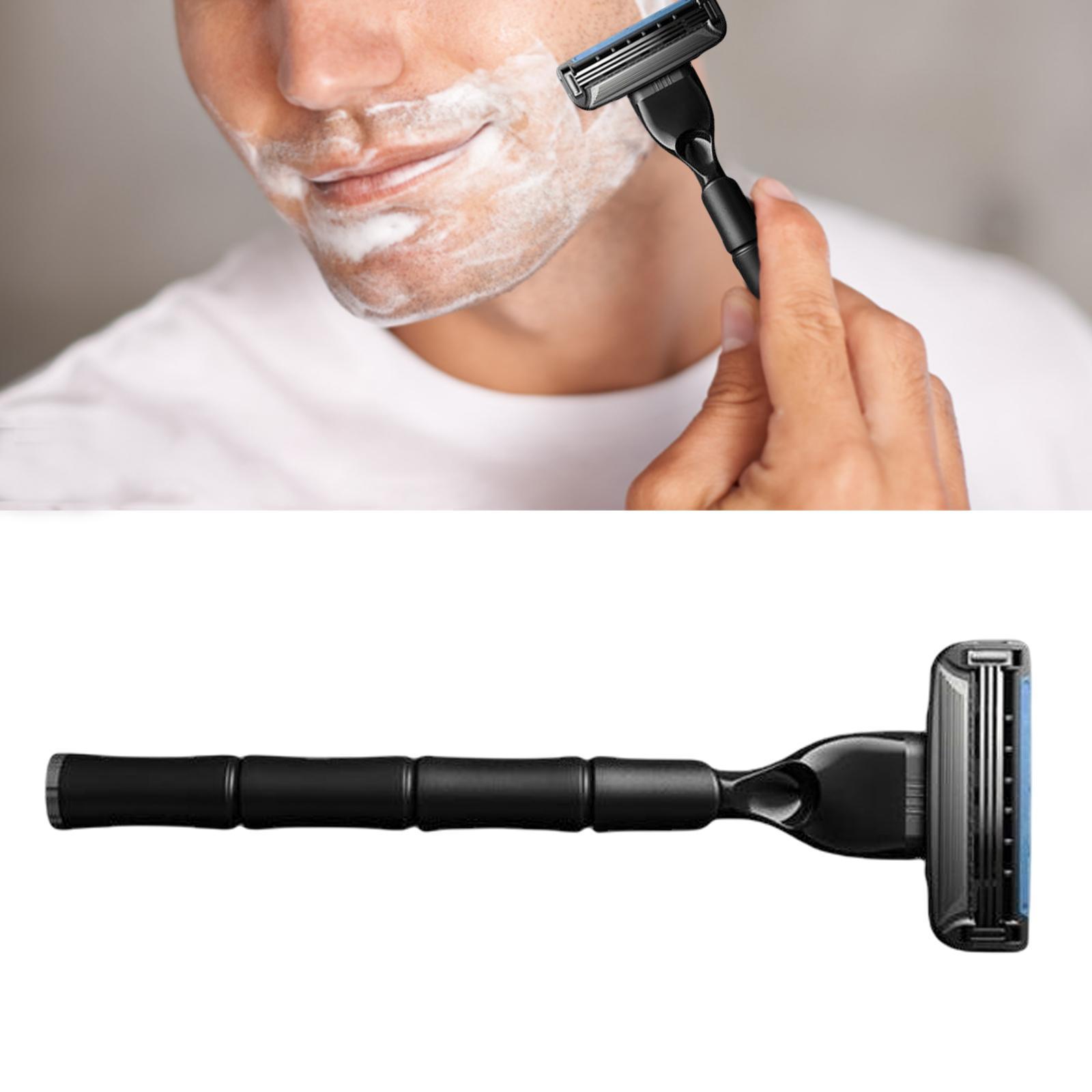 Safety Razor 3-Layer Blade Whole Body Washing for Face Beard Hair Removal