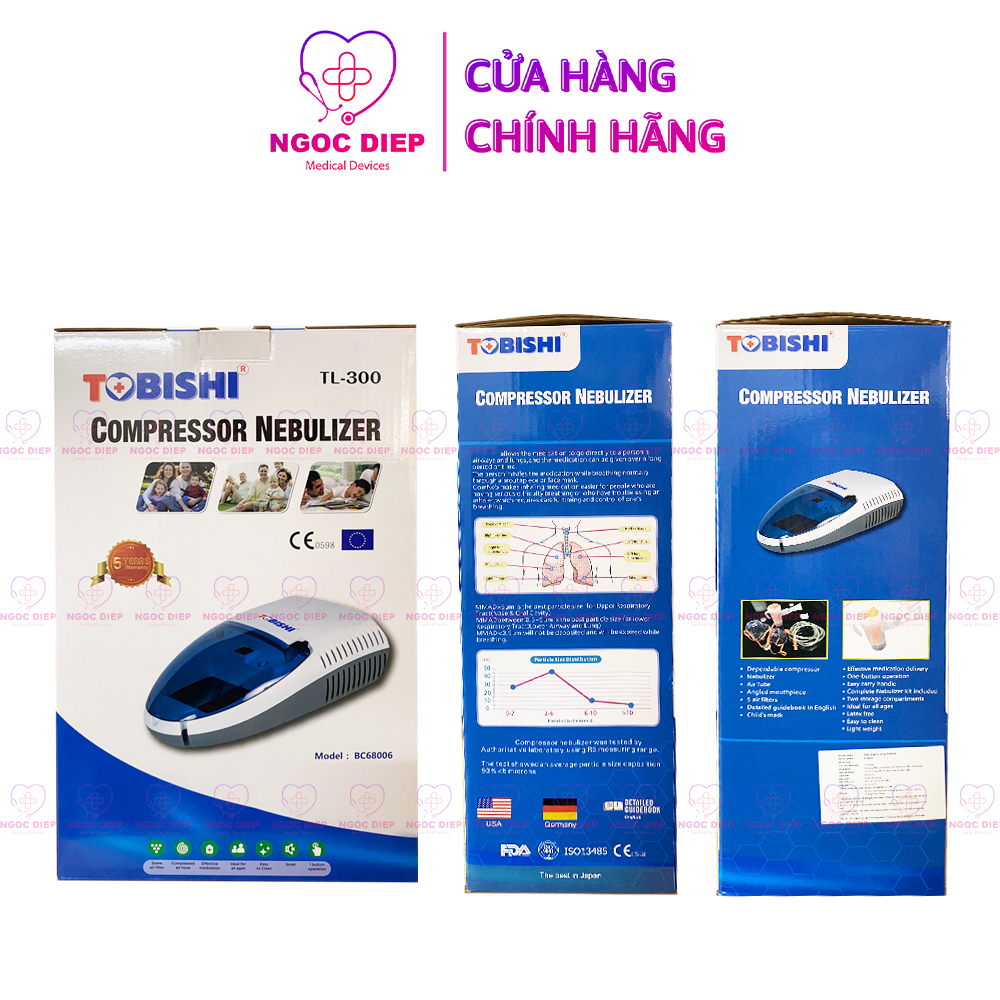 Hình ảnh Máy hút mụn TOBISHI TL-300 - Máy hút mụn, hút dầu, bã nhờn siêu khoẻ - Hàng chính hãng