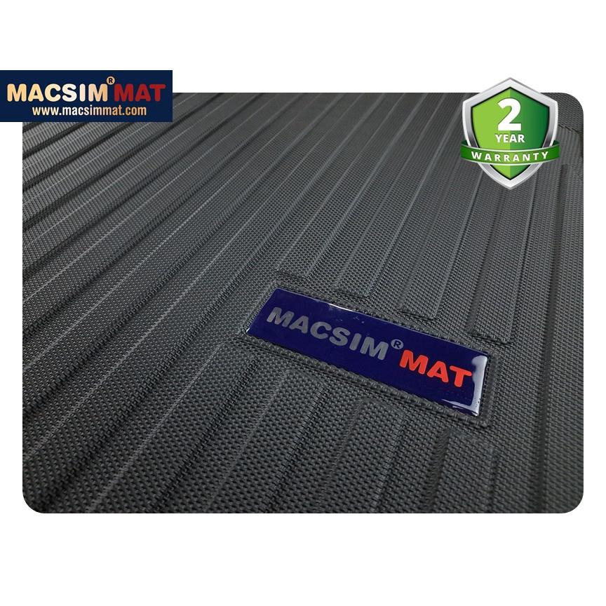 Thảm lót cốp xe ô tô Jaguar XPL nhãn hiệu Macsim chất liệu TPV màu đen hàng loại 2
