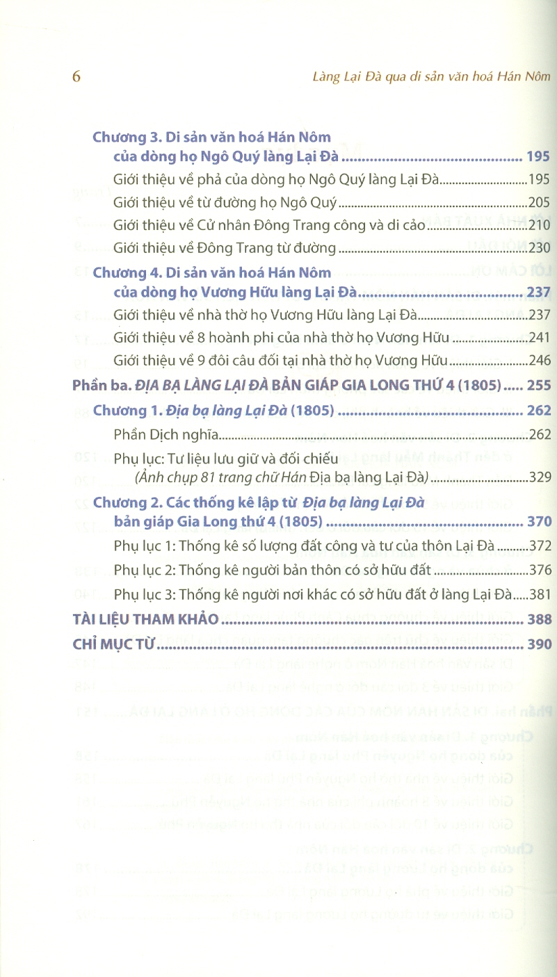 Làng Lại Đà Qua Di Sản Văn Hóa Hán Nôm (Bản in màu) - Ngô Quý Bình (Sưu tầm, giới thiệu và chú giải)