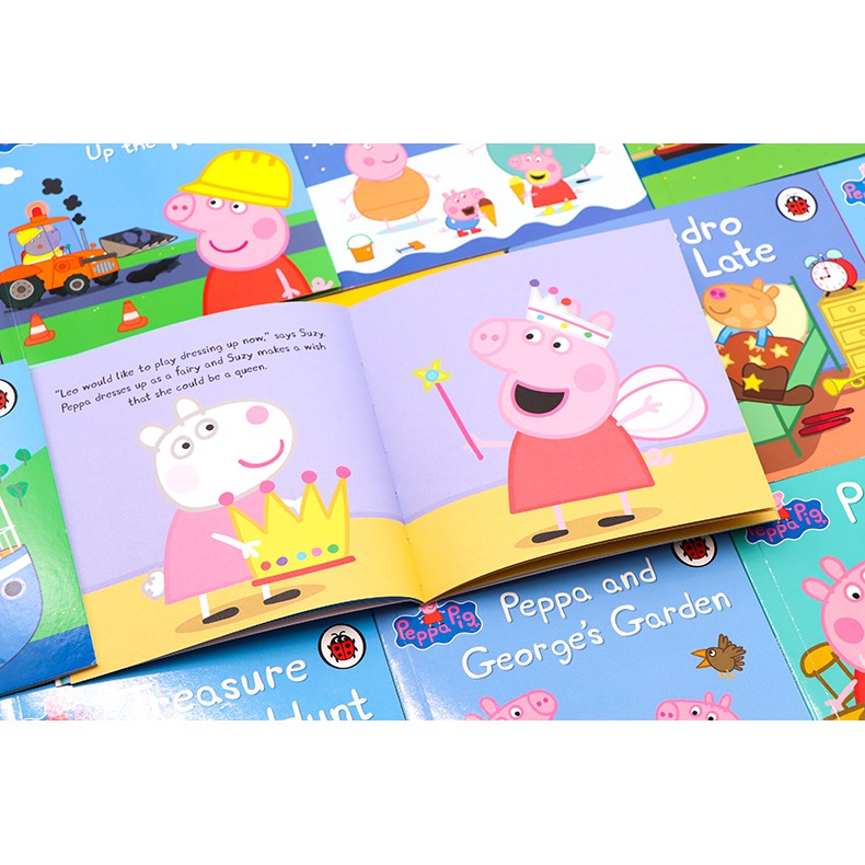 Peppa Pig Incredible Collection | Hộp vàng - 50 Books + AUDIO | Bản nhập khẩu