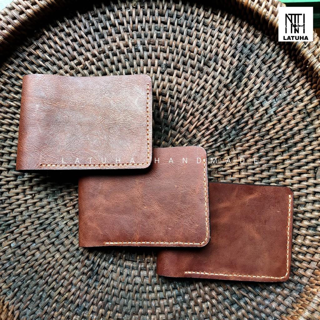 VÍ DA HANDMADE MÀU NÂU