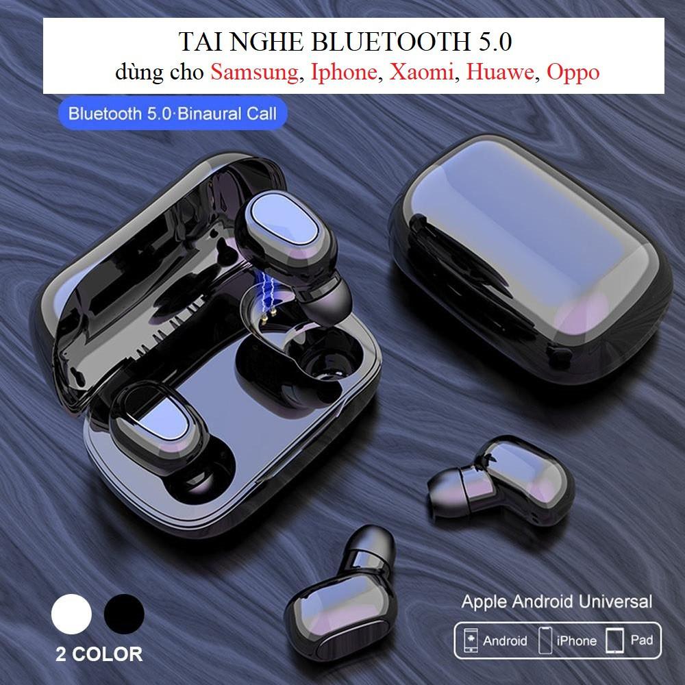 Tai nghe thông minh-Kết nối bluetooth-Cảm biến vân tay-Kháng nước- Âm thanh hay cho samsung iphone ...- Mã số L21