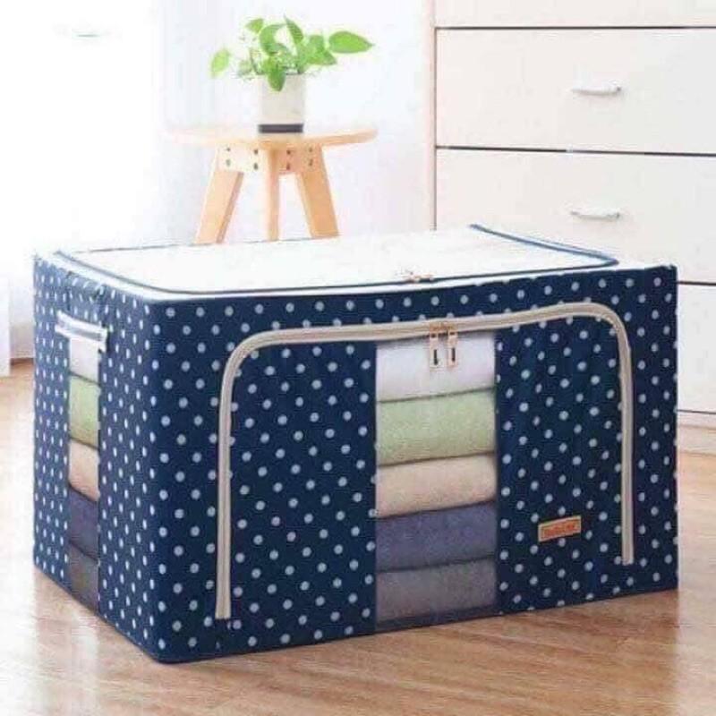 Túi đựng quần áo chăn màn khung sắt siêu rẻ giao màu ngẫu nhiên