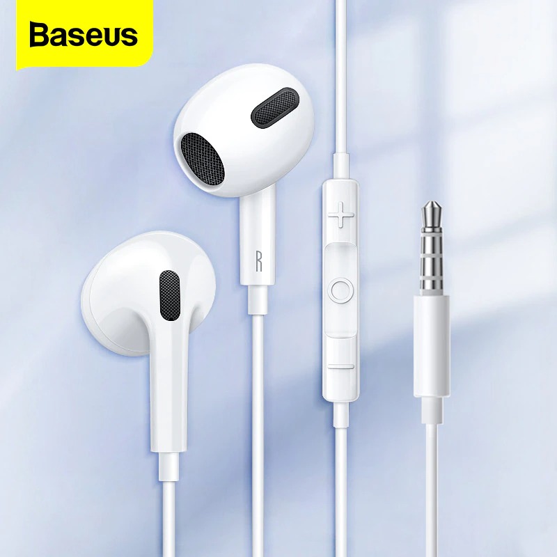 Tai Nghe Baseus Encok 3.5mm lateral in-ear Wired Earphone H17 - Hàng Chính Hãng