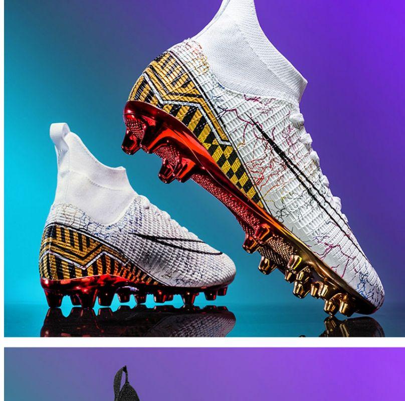 LCRTZKG 2023 Giày bóng đá Assassin mới cho nam giới World Cup AG Long Nail Race Đào tạo Giày cho nam giới và phụ nữ Sinh viên trẻ em Broken Nail