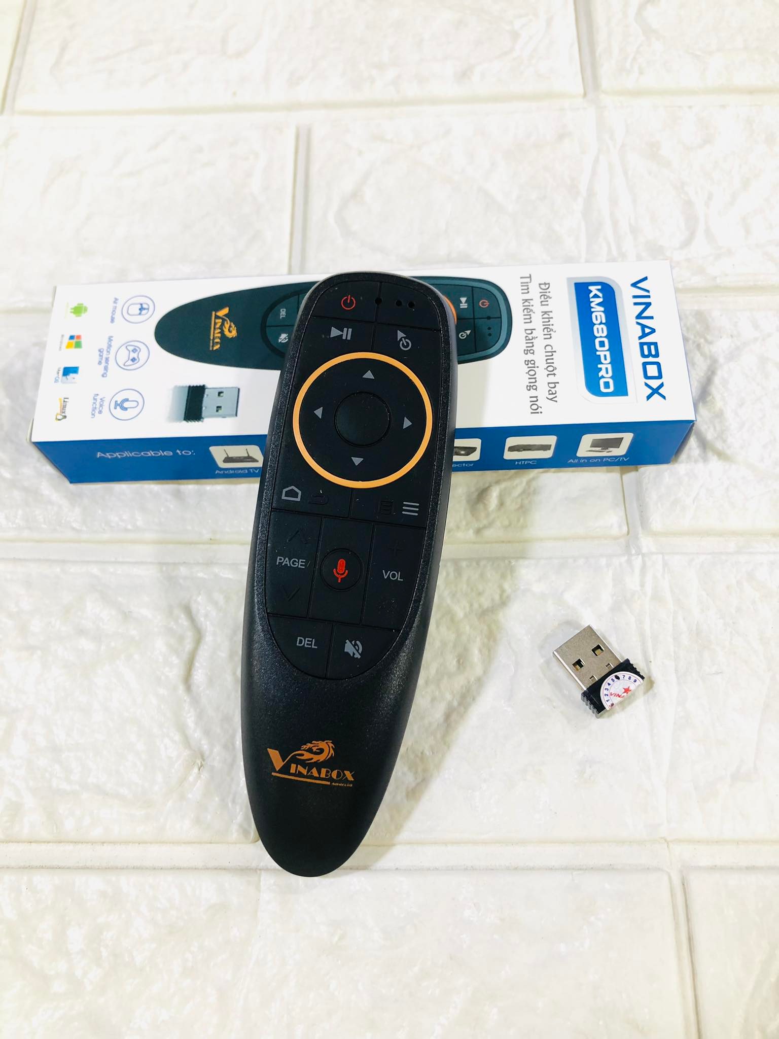 CHUỘT BAY REMOTE AIR MOUSE KM680PRO TÌM KIẾM BẰNG GIỌNG NÓI