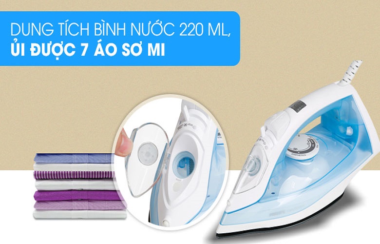 Bàn là hơi nước Philips GC1740/20 - Hàng chính hãng