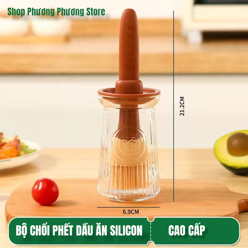 Bộ Chổi quét đồ dầu ăn, đồ nướng 2 in 1 Dành cho Nhà Hàng Nhà bếp Quán Ăn