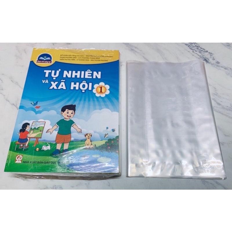 10 Giấy Kiếng Bao Tập Vở, Bao Kiếng Sách Học Sinh Dày Dặn - 10 Bao Sách 26x16cm