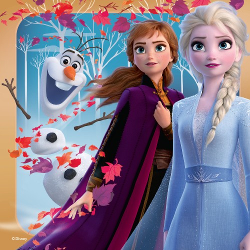 Xếp hình puzzle Frozen 2 gồm 3 bộ 25/36/49 mảnh RV030330