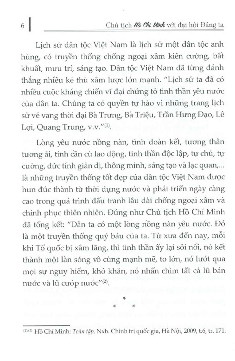 Chủ Tịch Hồ Chí Minh Với Đại Hội Đảng Ta