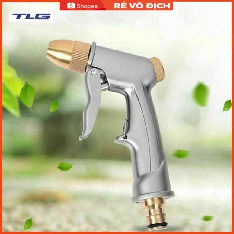 Vòi tưới cây rửa xe đa năng , vòi xịt nước làm bằng chất liệu KIM LOẠI có 3 KIỂU PHUN - 206701-1