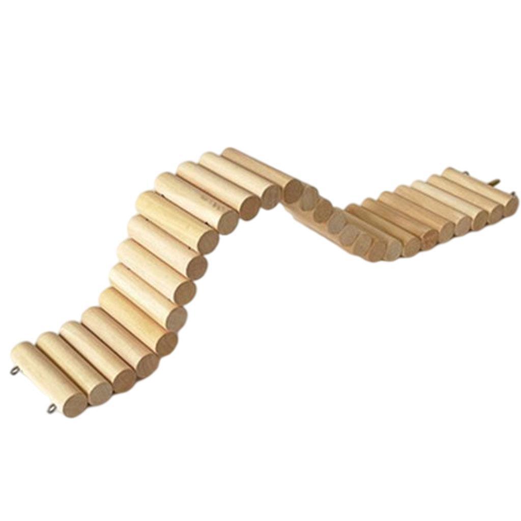 2x Hamster Suspension Bridge Climb Parrot Stand Toy Dwarf Mouse Small Animal