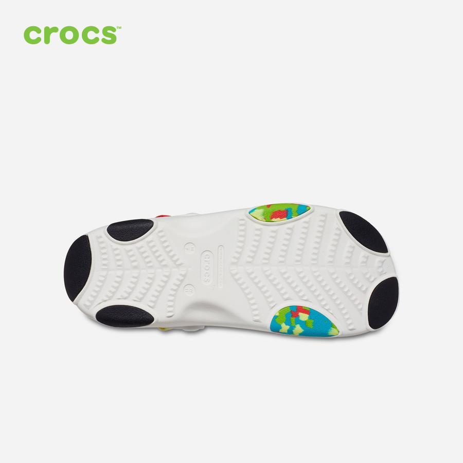 Giày sandal unisex Crocs FW Classic Sandal U All Terrain Whi/Mlti - 207711-94S