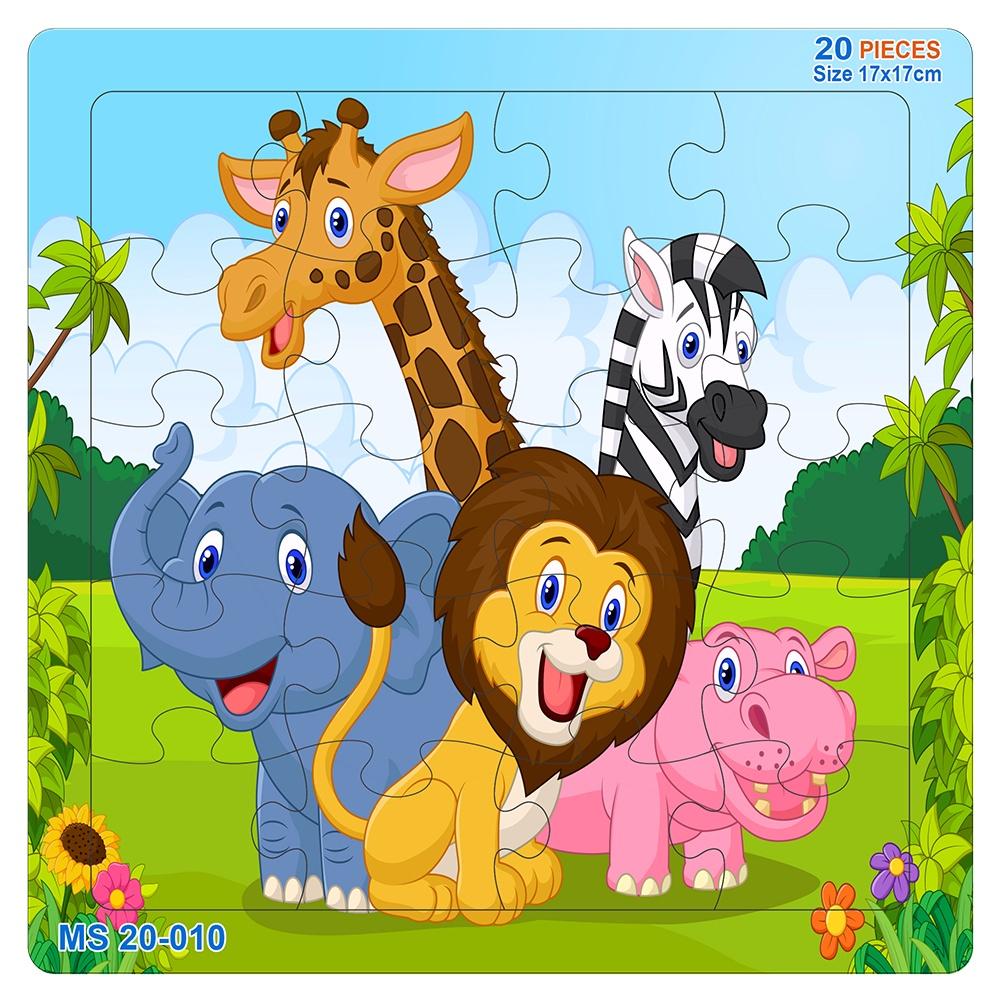 Tranh Xếp hình 20 mảnh kích thước 17 x 17 cm