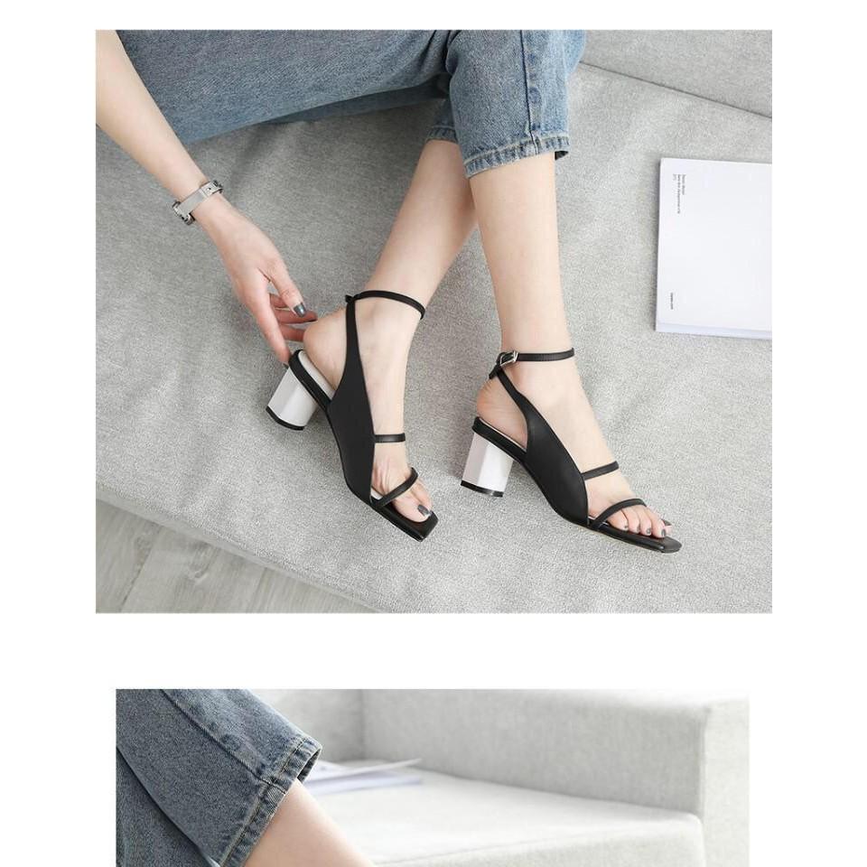 Sandal gót tròn 5p cao cấp LC_S21