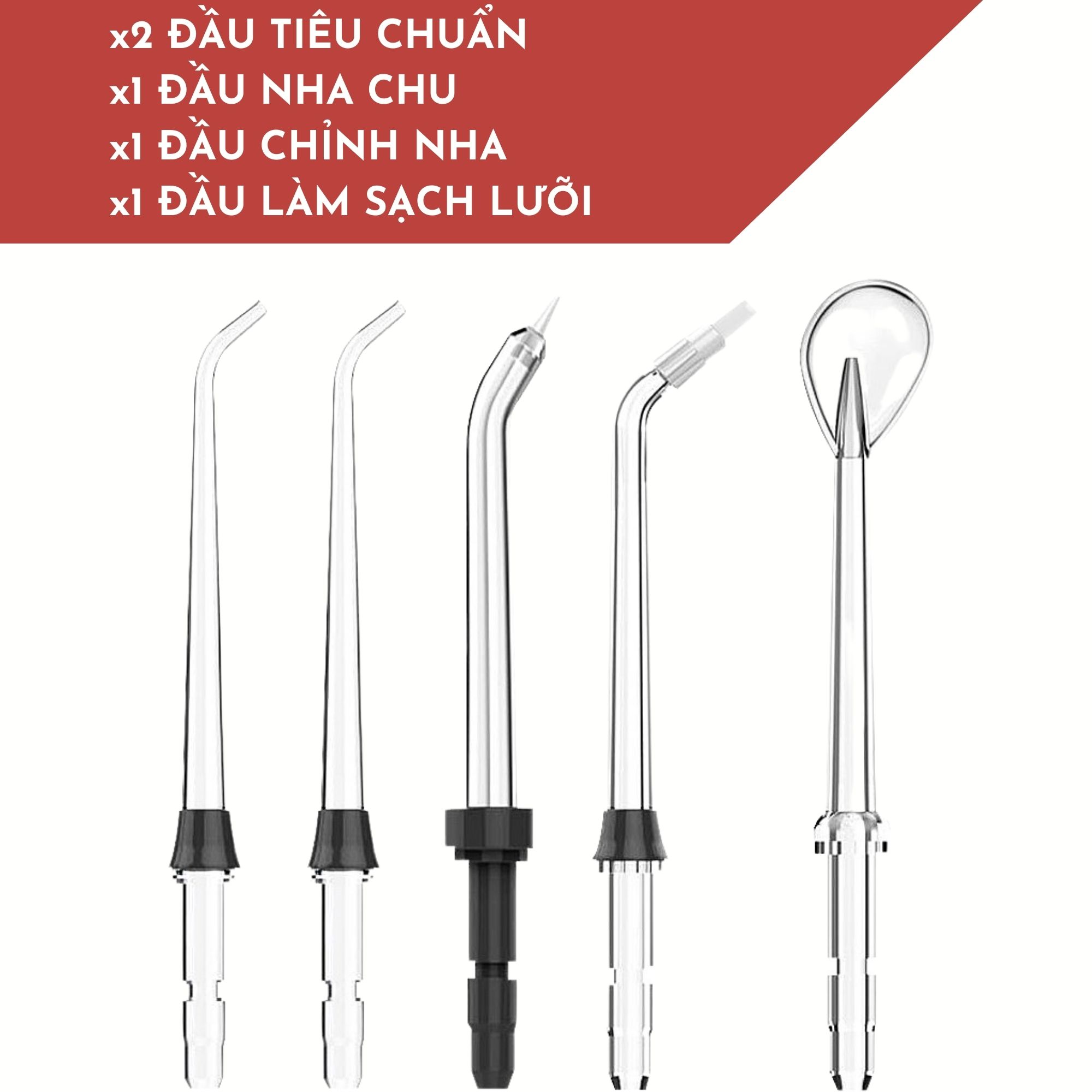 Máy tăm nước LEBENLANG cầm tay LBT1486 chống thấm IPX7, tặng kèm đầu xịt và túi vải đựng máy cao cấp - hàng chính hãng