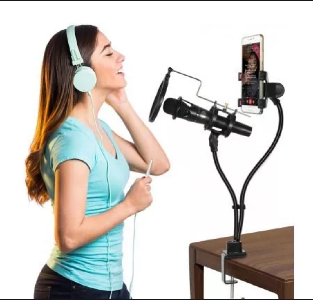 Giá livetrim đầu đỡ mic. màng lọc âm giá treo mic chuyên nghiệp