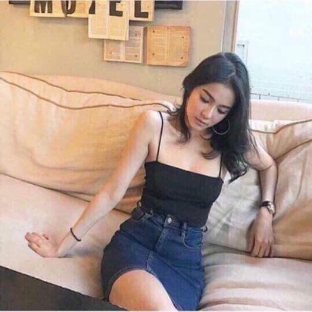 Áo hai dây cotton cao cấp