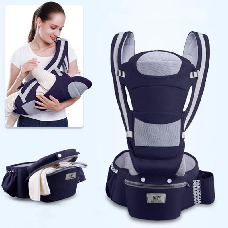 0-48M Công Thái Học Cho Bé 15 Sử Dụng Cách Trẻ Sơ Sinh Hipseat Carrier Mặt Trước Công Thái Kangaroo Quấn Bé sling Du Lịch