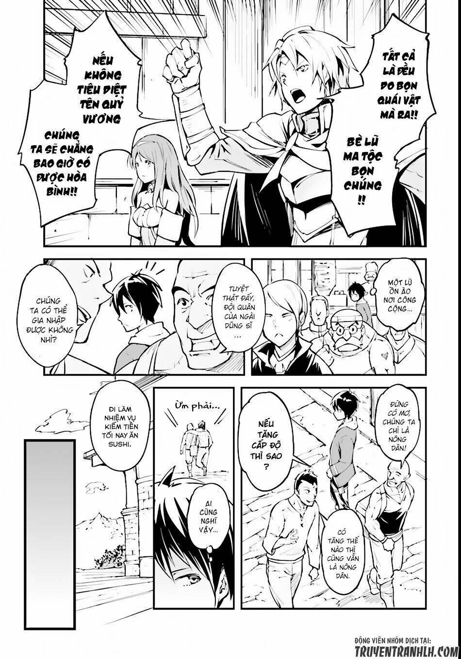 tên thường dân lv.999 chapter 1 14