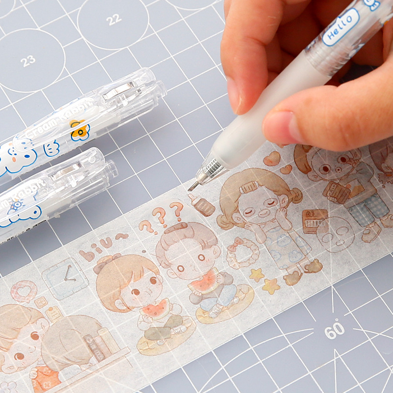 Dao rọc giấy dạng bút - Chuyên dụng cắt sticker, washi tape - M422