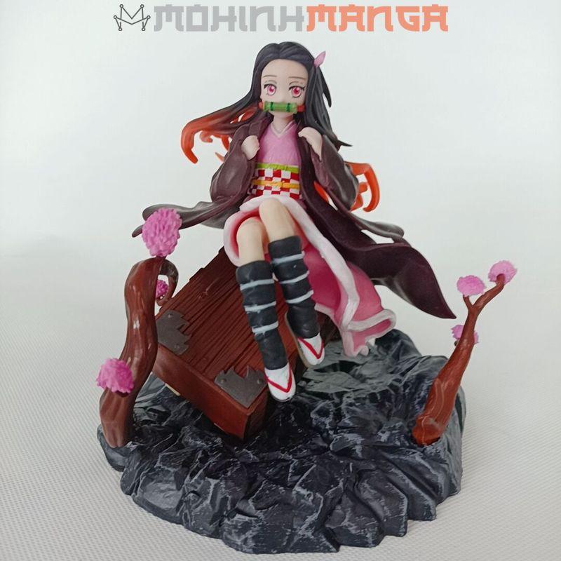 Mô hình nhân vật Nezuko ngồi (nhân vật em gái Tanjirou) figure Kimetsu no Yaiba Thanh Gươm Diệt Quỷ Cứu Nhân