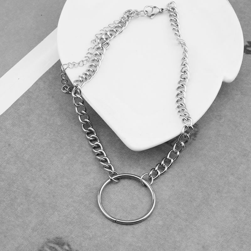 Dây chuyền nam nữ titan thép mix vòng