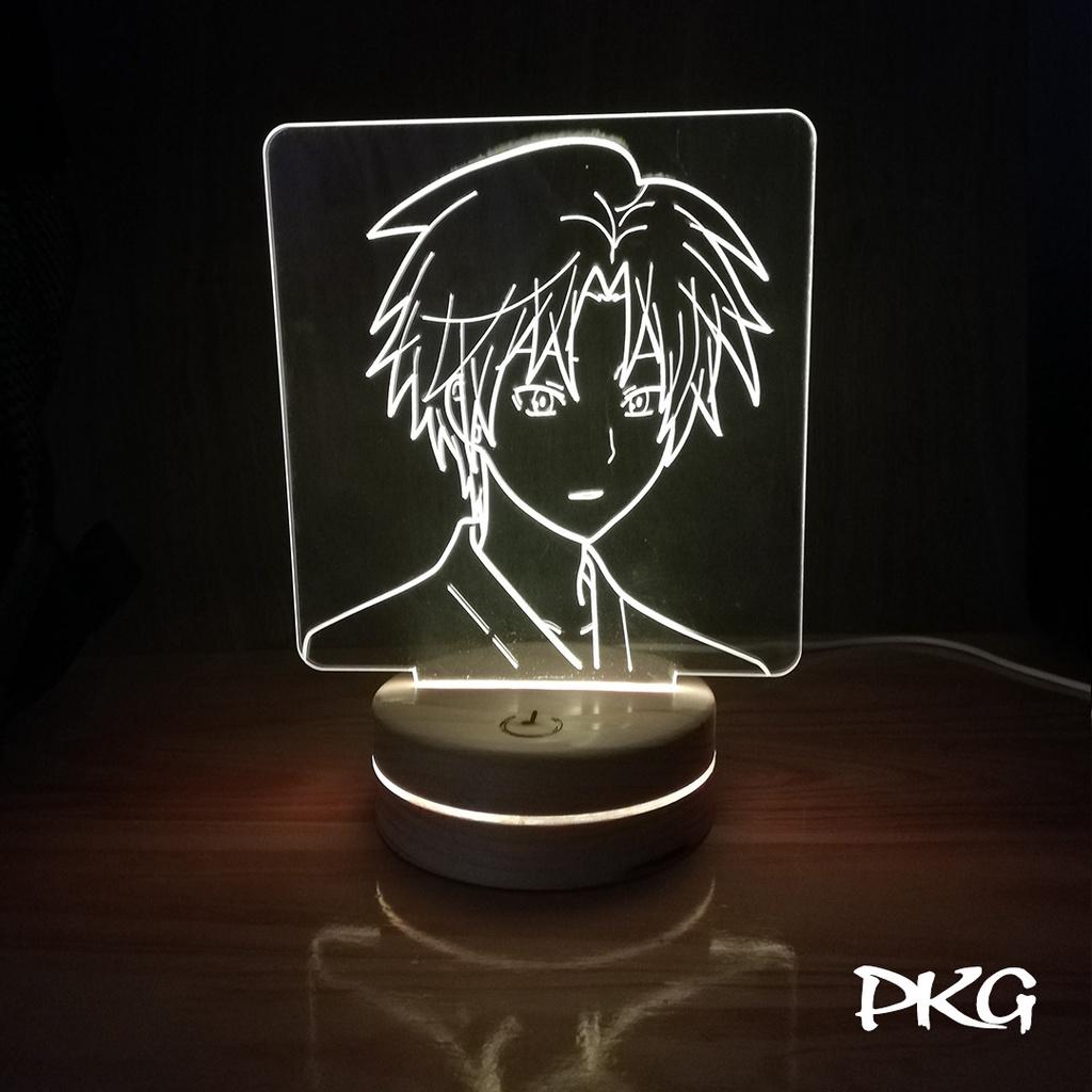 Đèn Ngủ Led 3D nhân vật Anime Hotarubi No Mori E nháy sáng 16 màu có cảm ứng có điều khiển từ xa