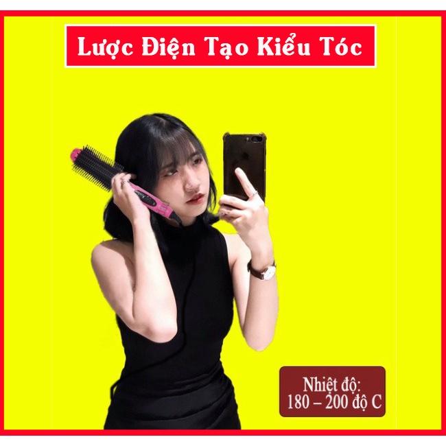 Lược Điện Tạo Kiểu Tóc Đa Năng NoVa NHC-8810; Uốn cụp, Uốn xoăn, Dập Xù Phồng