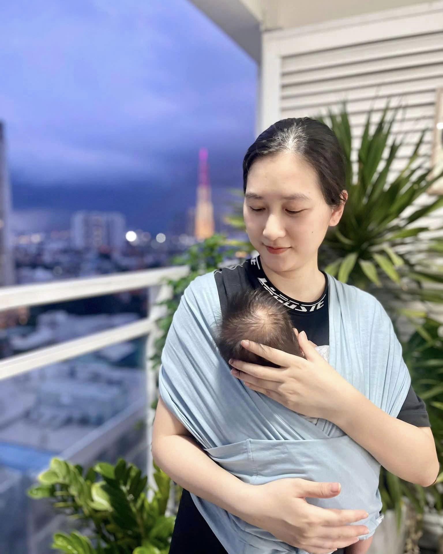 Địu Vải EmBé Sling Dòng Flex Và Flex Plus Màu Ocean Cho Bé Từ 0 Đến 24 Tháng Tuổi