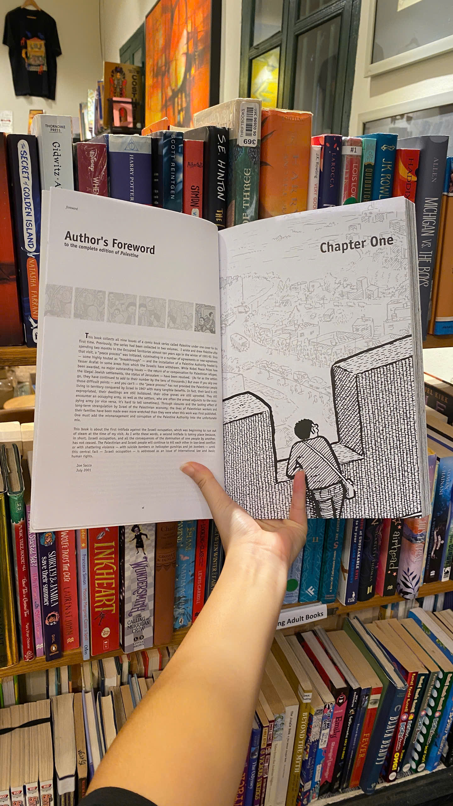 Sách - Palestine by Joe Sacco | Graphic Novels / History / Politics / Ngoại văn Lịch sử Nhập khẩu UK