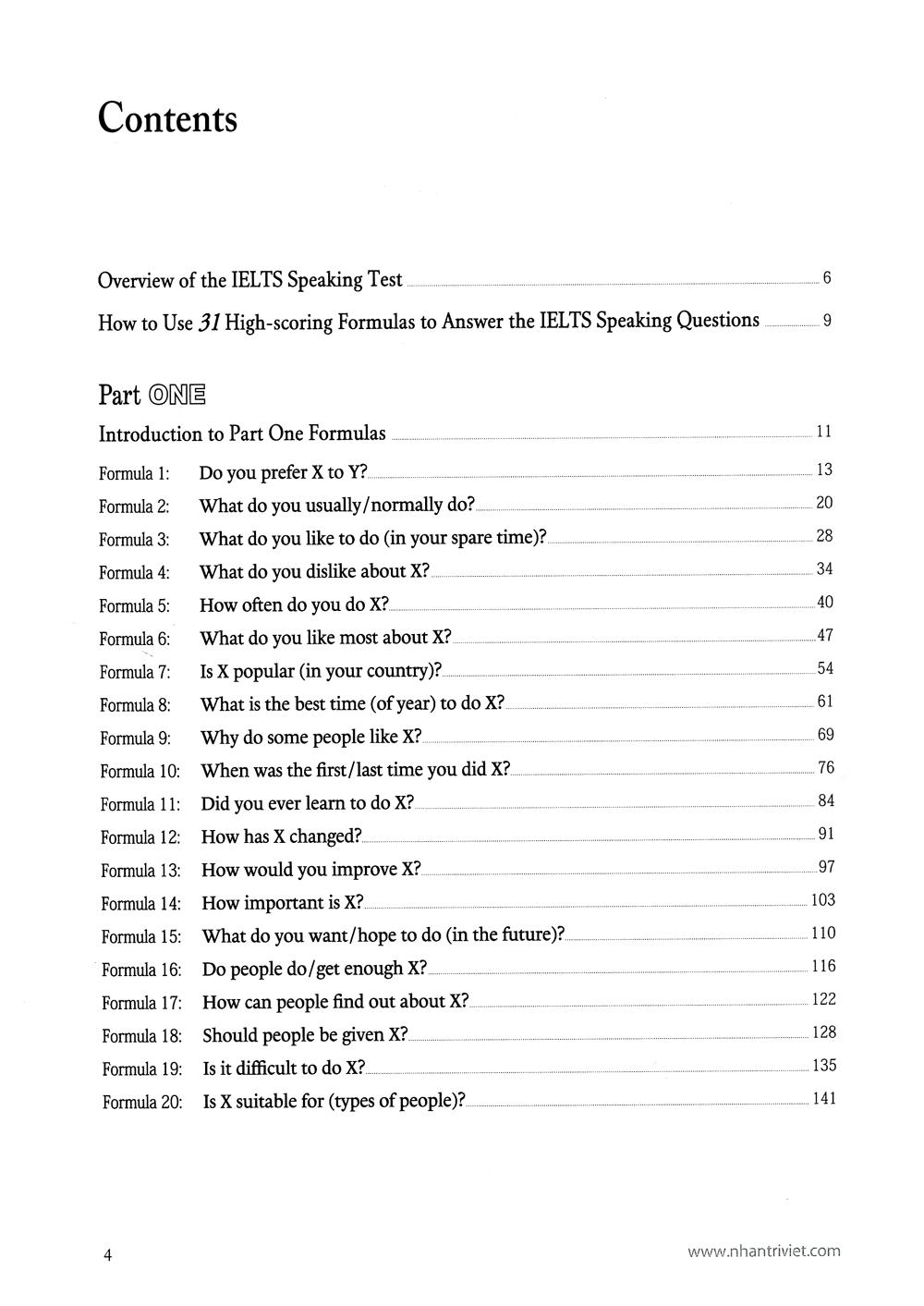 31 High-Scoring Formulas To Answer The Ielts Speaking Questions