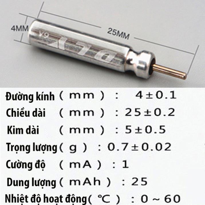 Pin Điện Tử CR-425 Chuyên lắp phao câu đài câu đêm PIN-CR-425